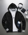Shop Men's Black Plus Size Airport Hoodie-Front