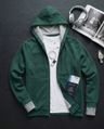 Shop Men's Green Plus Size Airport Hoodie-Front