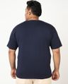 Shop Men's Navy Blue Zenith Graphic Printed Plus Size T-shirt-Design