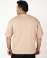 Shop Men's Ginger Root Brown Rodeo Rizz Dept Graphic Printed Oversized Plus Size T-shirt-Design
