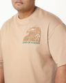 Shop Men's Ginger Root Brown Kind Graphic Printed Oversized Plus Size T-shirt