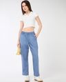 Shop Women's Light Blue Ankle Length Jeans-Full
