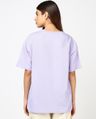 Shop Women's Thistle Purple Ruthless Graphic Printed Oversized T-shirt-Full