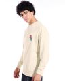 Shop Men's Beige Home Made Graphic Printed Oversized Sweatshirt-Full