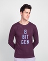 Shop 8Bit Gen Full Sleeve T-Shirt-Front