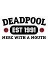 Shop 90s Deadpool Half Sleeve T-Shirt (DPL)-Full
