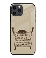 Shop A Sincere Apology Premium Glass Cover for Apple iPhone 12 Pro-Front