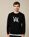 Shop A.W. Music Glow In Dark Fleece Light Sweatshirt