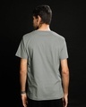 Shop Aalsi Panda Half Sleeve T-Shirt Meteor Grey-Full