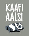 Shop Aalsi Panda Half Sleeve T-Shirt Meteor Grey