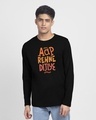 Shop Aap Rehne Dijiye Full Sleeve T-Shirt Black-Design