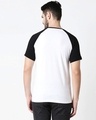 Shop Aap Rehne Dijiye Half Sleeve Raglan T-Shirt Black-White-Design