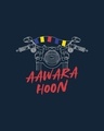 Shop Aawara Hoon Full Sleeve T-Shirt Navy Blue