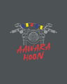 Shop Aawara Hoon Half Sleeve T-Shirt Nimbus Grey-Full