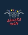 Shop Aawara Hoon Round Neck Vest Navy Blue
