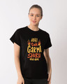 Shop Abhi Toh Garmi Boyfriend T-Shirt-Front