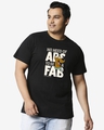 Shop Abs To Fab (SDL) Full Sleeves Plus Size T-Shirt-Front