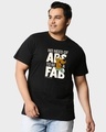 Shop Abs To Fab (SDL) Half Sleeve Plus Size T-Shirt-Front