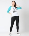 Shop Absolutely Awesome Bunny 3/4th Sleeve Raglan T-Shirt (LTL)-Full