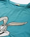 Shop Men's Blue Absolutely Awesome Bunny Graphic Printed T-shirt