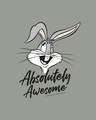 Shop Absolutely Awesome Bunny Half Sleeve T-Shirt