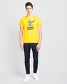 Shop Absolutely Awesome Bunny Half Sleeve T-Shirt (LTL) Pineapple Yellow-Design