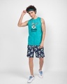 Shop Absolutely Awesome Bunny Round Neck Vest Tropical Blue-Full