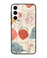 Shop Abstract Faces Designer Hard Cover for Samsung Galaxy S23 Plus 5G (Shock Proof, Scratch Resistant)-Front