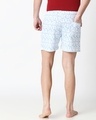 Shop Abstract Geometry White Knitted Boxers-Design