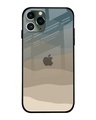 Shop Abstract Mountain Pattern Premium Glass Case for Apple iPhone 11 Pro (Scratch Resistant)-Front