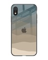 Shop Abstract Mountain Pattern Premium Glass Case for Apple iPhone XR (Shock Proof, Scratch Resistant)-Front