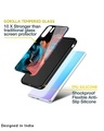 Shop Abstract Painting Printed Premium Glass Cover for Apple iPhone 14 (Shock Proof, Scratch Resistant)-Design