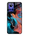 Shop Abstract Painting Printed Premium Glass Cover for Realme GT Neo 3 (Shock Proof, Scratch Resistant)-Front