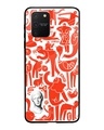 Shop Abstract People Premium Glass Cover for Samsung Galaxy S10 Lite-Front