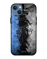 Shop Abstract Printed Premium Glass Cover For iPhone 13 mini (Impact Resistant, Matte Finish)-Front