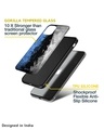 Shop Abstract Printed Premium Glass Cover For iPhone SE 2020 (Impact Resistant, Matte Finish)-Design