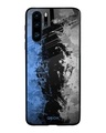Shop Abstract Printed Premium Glass Cover For Huawei P30 Pro (Impact Resistant, Matte Finish)-Front