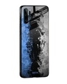 Shop Abstract Printed Premium Glass Cover For Huawei P30 Pro (Impact Resistant, Matte Finish)-Design