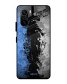 Shop Abstract Printed Premium Glass Cover For Mi 11X (Impact Resistant, Matte Finish)-Front