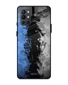 Shop Abstract Printed Premium Glass Cover For OnePlus 9R (Impact Resistant, Matte Finish)-Front