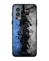 Shop Abstract Printed Premium Glass Cover For OnePlus Nord 2 5G (Impact Resistant, Matte Finish)-Front