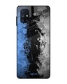 Shop Abstract Printed Premium Glass Cover For Samsung Galaxy M51(Impact Resistant, Matte Finish)-Front