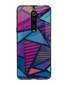 Shop Abstract Printed Premium Glass Cover For Xiaomi Redmi K20 Pro (Impact Resistant, Matte Finish)-Front