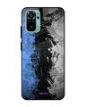 Shop Abstract Printed Premium Glass Cover For Xiaomi Redmi Note 10 (Impact Resistant, Matte Finish)-Front