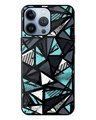 Shop Abstract Seamless Premium Glass Case for Apple Iphone 13 Pro Max (Shock Proof, Scratch Resistant)-Front