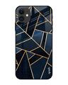 Shop Abstract Tiles Iphone 12 Premium Glass Case (Gorilla Glass & Shockproof Anti-Slip Silicone)-Front