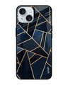 Shop Abstract Tiles Premium Glass Case for Apple iPhone 15 (Shock Proof, Scratch Resistant)-Front
