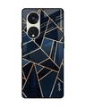 Shop Abstract Tiles Premium Glass case for Oppo Reno8T 5G (Shock Proof, Scratch Resistant)-Front