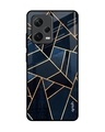 Shop Abstract Tiles Premium Glass Case for Redmi Note 12 Pro+ 5G (Shock Proof, Scratch Resistant)-Front