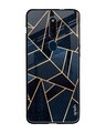 Shop Abstract Tiles Printed Premium Glass Cover for Oppo F11 Pro (Shock Proof, Lightweight)-Front